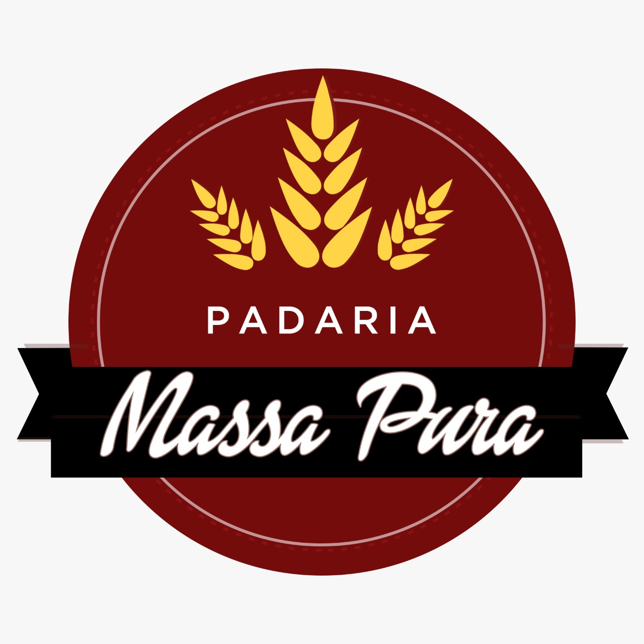 Logo Padaria Massa Pura 